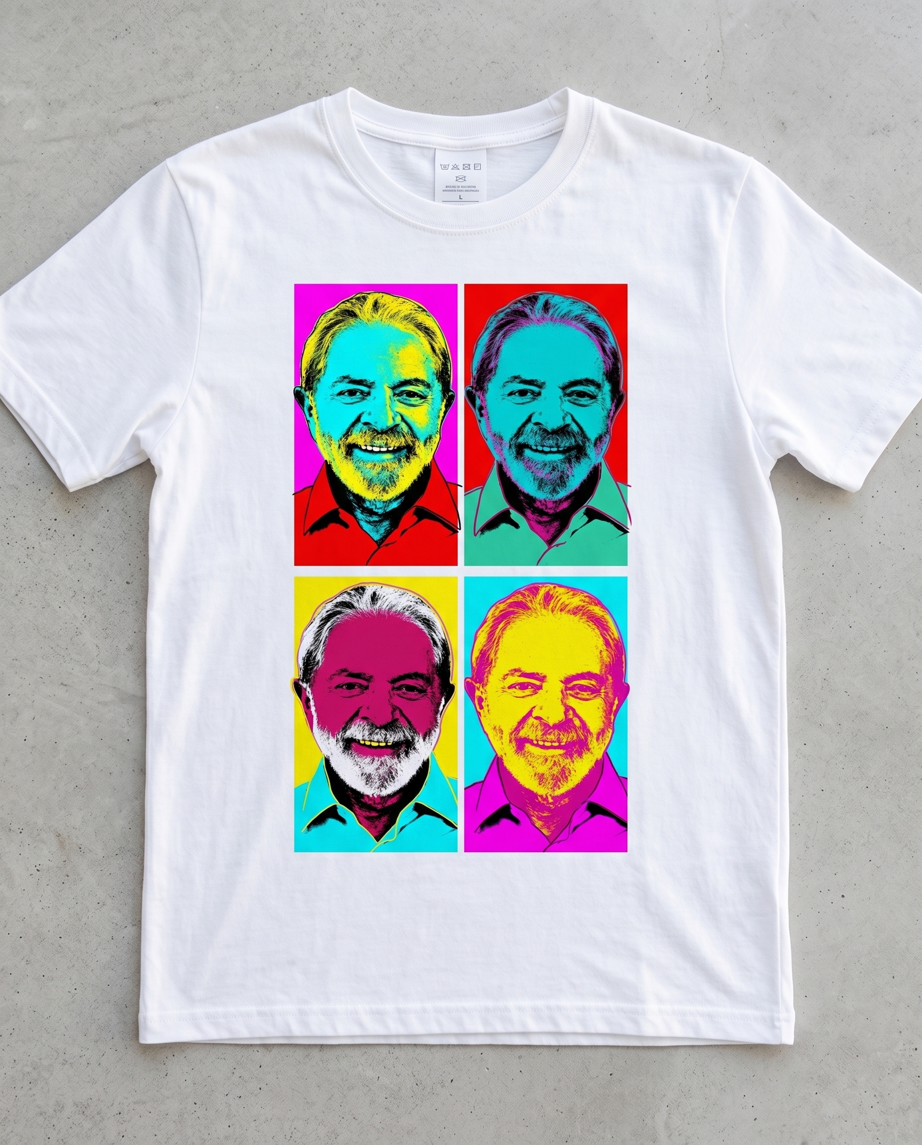 Camiseta Pop Art Lula