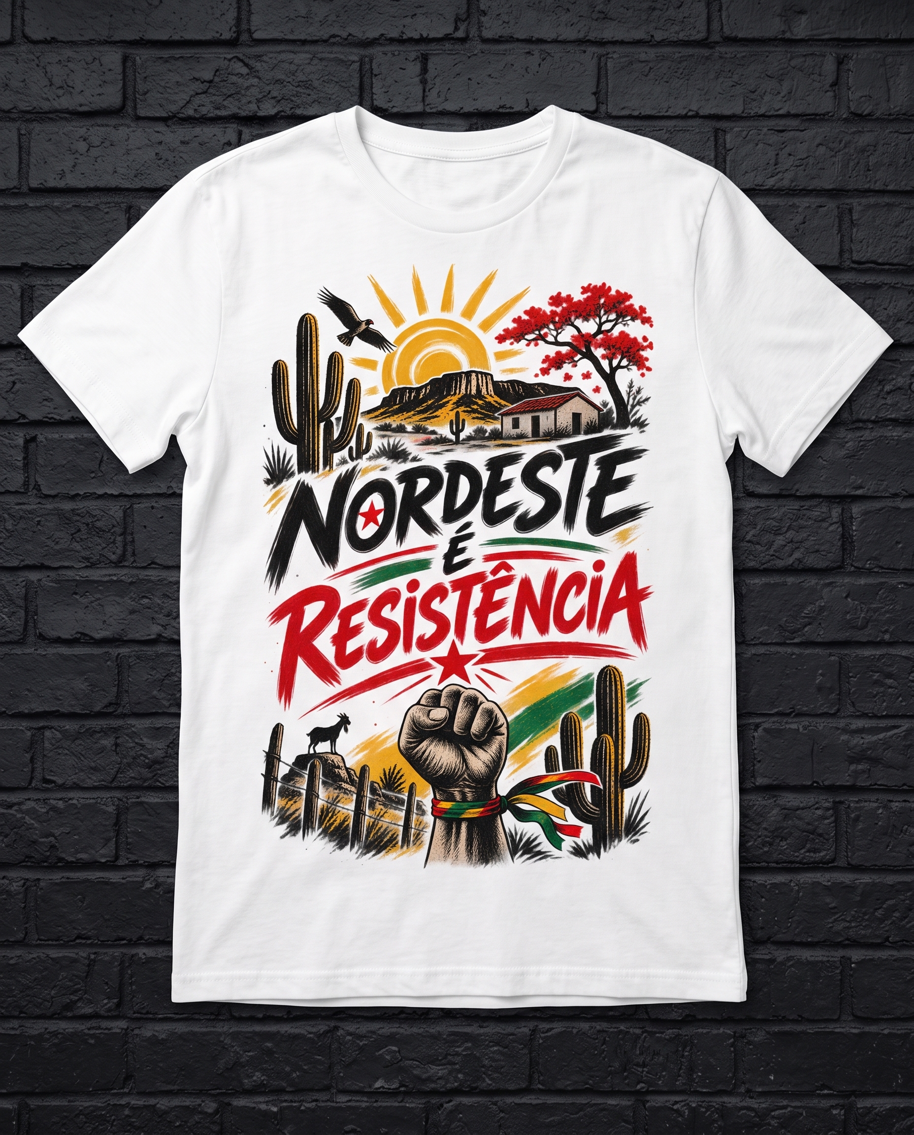 Camiseta Nordeste é Resistência