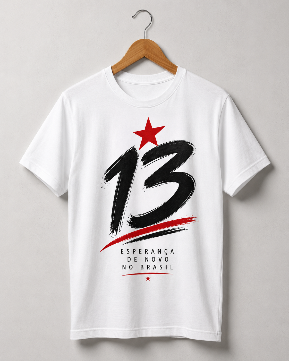 Camiseta Camiseta 13 — Esperança de Novo no Brasil