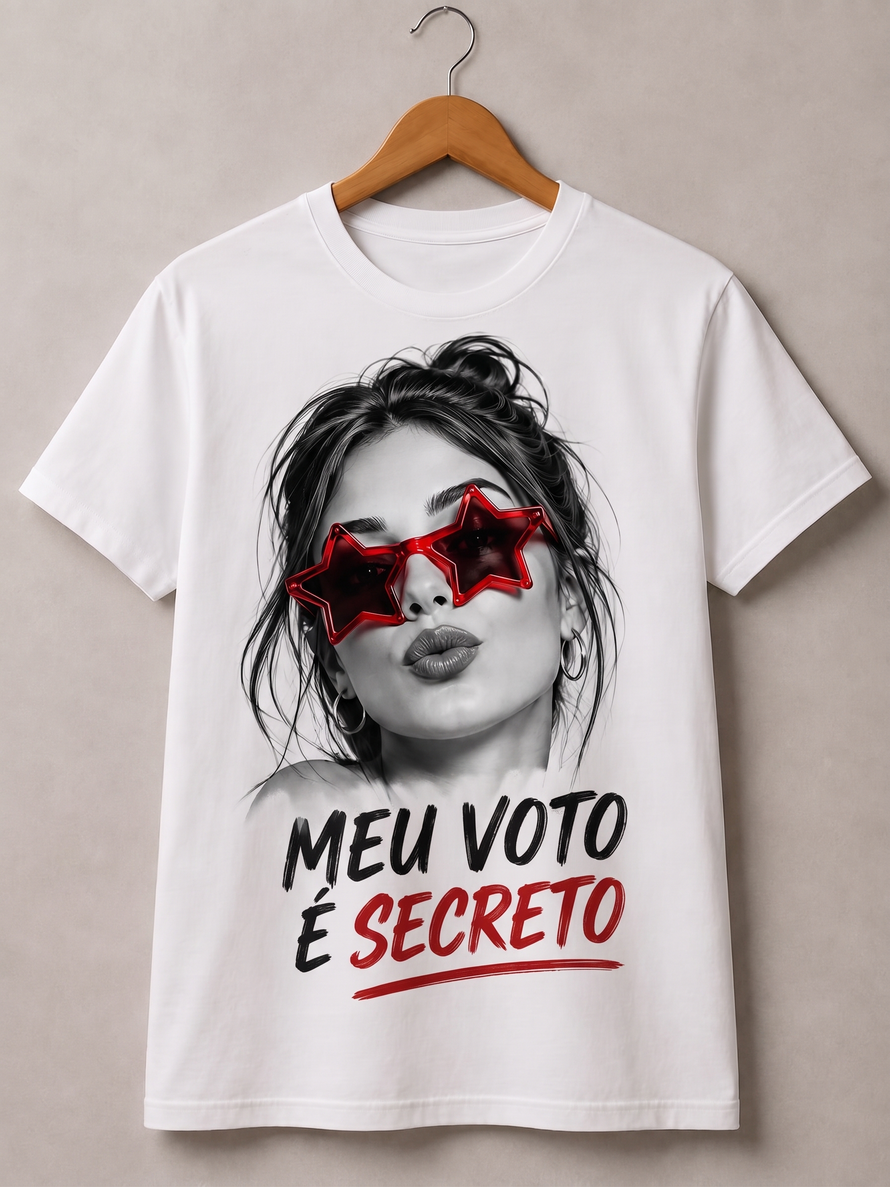 Camiseta Camiseta Meu Voto é Secreto